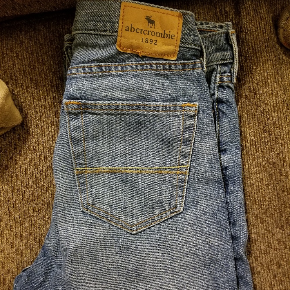 Boys Abercrombie Boot Cut Jeans
